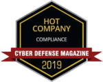 Hot Company Cyber Defense Magazine award of compliance training dated 2019