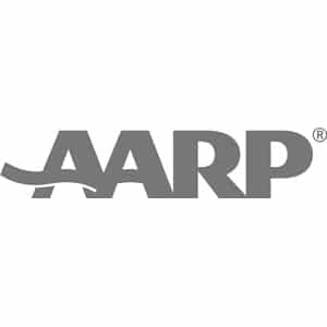 A GLS Customer - the AARP logo
